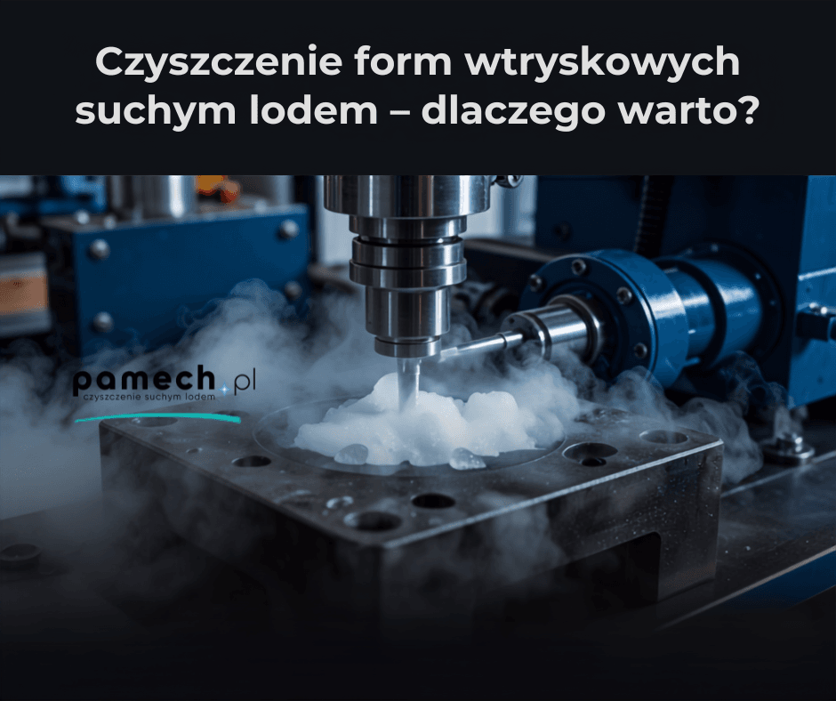 Czyszczenie form wtryskowych suchym lodem – dlaczego coraz więcej producentów wybiera tę technologię? 1 czyszczenie form wtryskowych suchym lodem z zanieczyszczeń przemysłowych na maszynie INTELblast